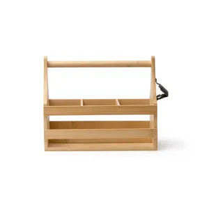 Porte-bouteilles en bambou personnalisé Koril, gadget unique - Product Image 5