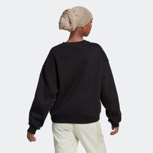 Sudadera de peso pesado de calidad de lujo para mujer negra personalizada 100% algodón French Terry sudadera de calle de gran tamaño - Product Image 2
