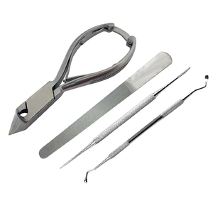 Biểu tượng tùy chỉnh autoclavable podiatry cụ mọc vào trong móng chân nipper podiatrist chuyên nghiệp làm móng tay Kit - Product Image 1