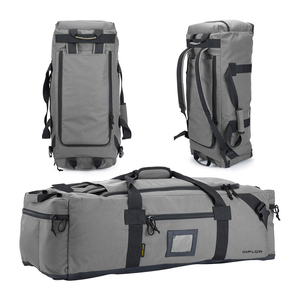 Sac de voyage en toile de coton imperméable 100 % avec doublure en cuir PU, personnalisé, grande taille, pour arts martiaux, design OEM, vente chaude INFLOW SPORTS - Product Image 3