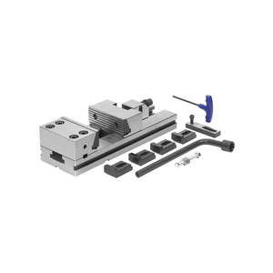 Étau d'établi de précision en acier GT, à commande manuelle et pneumatique, pour les industries de la machine, état d'occasion avec composants essentiels - Product Image 1