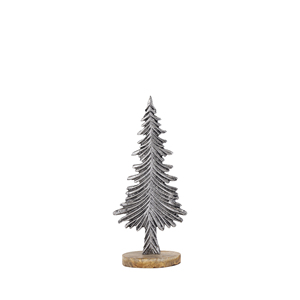 Escultura de árbol de Navidad de hierro vintage decoración rústica de vacaciones para el hogar - Product Image 2