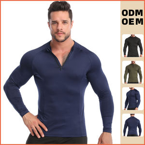 Camisa de compresión sublimada personalizada para hombres, ropa deportiva de secado rápido, mangas largas, protectores contra MMA sarpullidos, compresión personalizada - Product Image 2