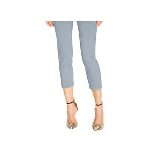 Pantaloni Capri da Donna Alfani Grigio Taglia 12 con Controllo Pancia in Tessuto Lavorato a Maglia - Product Image 3