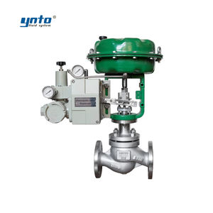 Pneumatisch Bedienbare Enkelzits Diafragma Regelklep Stoomregeling Bediende Drukregeling Voor Gasolie Oem - Product Image 1