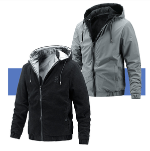 Sweat à capuche léger d'hiver pour homme et femme, en molleton de coton doux, décontracté, streetwear quotidien - Product Image 3