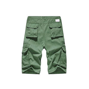 Short Cargo de Style Décontracté pour Homme 100% Coton Motif Solide Respirant Meilleur Matériau Personnalisable Logo Design Couleur Unie Non Tissé - Product Image 4