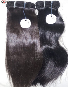 Pelucas de cabello humano sin procesar pelucas delanteras rectas negras - Product Image 6