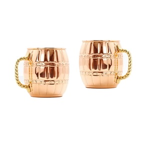 Wholesale Hammered Copper Metal <b>Mug</b> Custom Size Handmade Modern Design Drinkware for Hotels Modern Design - Product Image 5