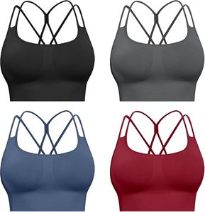 Soutien-gorge de sport pour femmes de qualité supérieure, ultra confortable et respirant, avec logo frontal, pour la course à pied, le yoga, l'entraînement - Utilisation flexible pour adultes - Product Image 2