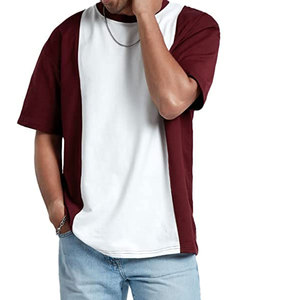 T-shirt tendance pour homme, 100% coton, écologique, respirant, surdimensionné, avec taille personnalisée et style décontracté - Product Image 4