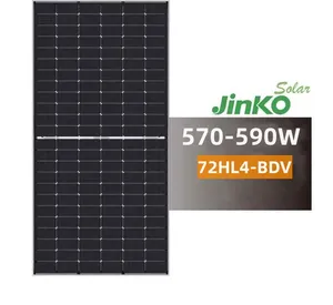 Jinko単結晶ソーラーパネル182mmオプション570W 580W 585W 590Wホットプロモーションjinko trina risenソーラーパネルサプライヤー