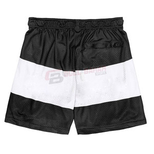 Short de gymnastique d'été de style décontracté pour hommes 100% maille de basket-ball en polyester séchage rapide motif solide entrejambe grande taille pour adultes non tissé - Product Image 2