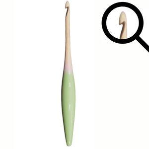 Ensemble d'aiguilles à crochet avec poignée ergonomique confortable, idéal pour les magasins de fournitures et accessoires de tricot. - Product Image 2