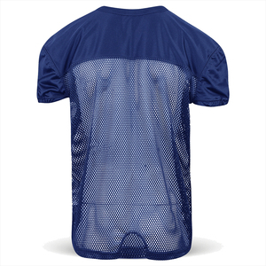 Camiseta deportiva de malla extragrande recortada cuadrada personalizada de alta calidad para hombre, corte automático para camiseta de fútbol - Product Image 2