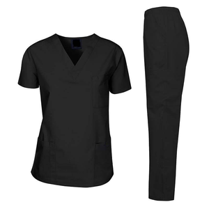 Ensembles d'uniformes Care Ready Scrubs avec manches courtes douces et conception de col montant sécurisé pour les infirmières et le personnel - Product Image 6
