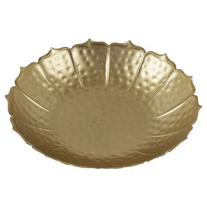 ชามทองคำ ดีไซน์มาตรฐาน สำหรับตกแต่งบนโต๊ะอาหาร ชามโลหะแข็งแรง ดีไซน์สีสันสวยงาม ชามสำหรับใช้บนโต๊ะอาหาร - Product Image 3