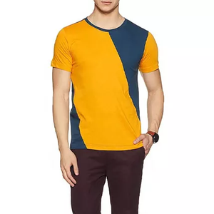 2022 T-shirt à col rond pour hommes conçu sur mesure à manches courtes à motif solide et confortable avec logo imprimé - Product Image 1