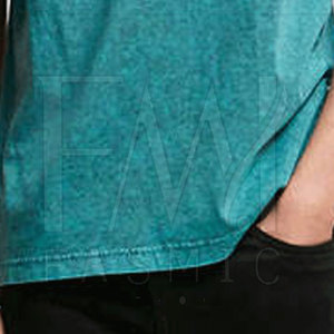 Camisetas de manga corta informales de verano para hombre, 100% algodón, tamaño personalizado, hombro caído, estilo lavado con ácido de gran tamaño - Product Image 5