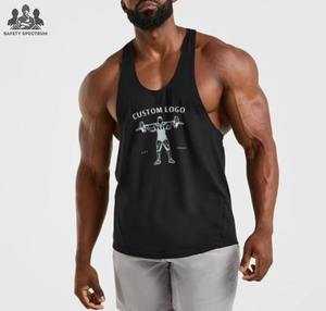 <b>Mens</b> Breathable Knitted <b>Gym</b> Stringer Tank Top Fitness Clothing Sleeveless <b>Vest</b> Plain Bodybuilding 100% Cotton - Product Image 3