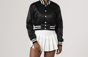 Chaqueta de cuero de lana Vintage Premium para mujer para Chicago para Bulls Varsity Jacket Estilo clásico Camuflaje Patrón Lona para - Product Image 3