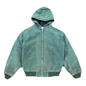 ผู้ผลิต OEM เสื้อฮู้ดดี้ผู้ชายสไตล์วินเทจ ล้างสีแบบแอซิด ทรงโอเวอร์ไซส์ สตรีทแวร์ ซิปหน้า สำหรับฤดูใบไม้ร่วง - Product Image 3