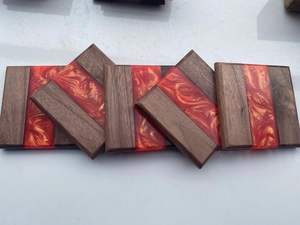 Posavasos antideslizantes de piedra de mármol con aislamiento antideslizante, alfombrilla para protección de mesa, posavasos de piedra de mármol con logotipo personalizado - Product Image 3