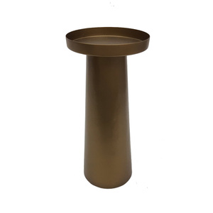Best Design Metal Candle <b>Pillar</b> Holder Gold Finished For Home Wedding Christmas Tabletop <b>Lighting</b> Decor Handmade Bulk - Product Image 5