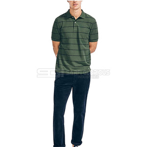 Camiseta Polo de Algodón para Hombre con Estampado, Manga Corta, Informal, Transpirable, Cómoda, Ajuste Elegante, Camiseta Polo Estilosa - Product Image 2