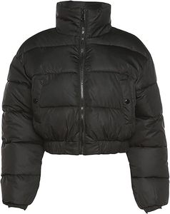 Veste de sport réversible Hedus pour homme, style universitaire, à fermeture éclair, col montant, rembourrée, imperméable, à capuche, motif hiver - Product Image 1