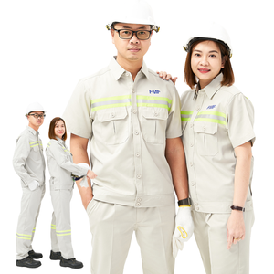 VN SUPPLIERS <b>work</b> <b>clothes</b> outside logo <b>construction</b> worker set uniform electrical welding coverall outfits - FMF factory OEM/ODM - Product Image 1