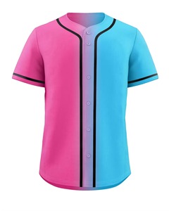 Camiseta de Béisbol Personalizada para Hombre, Transpirable, Talla Grande, 100% Poliéster, Manga Corta, Cintura Elástica, Bordado, Secado Rápido - Product Image 4