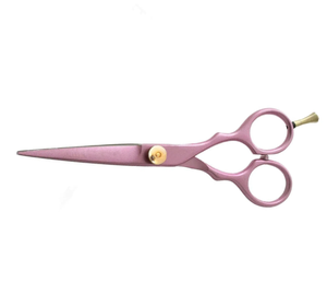 Ciseaux de coiffeur en acier inoxydable à utiliser à droite Ciseaux de coiffure bébé rose pour la beauté - Product Image 6