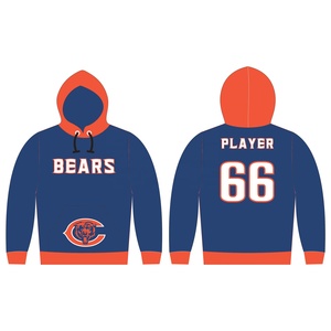 Sweat à capuche sublimé en coton confortable de haute qualité pour hommes - Product Image 1