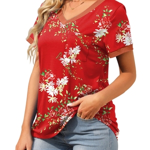 เสื้อคอกลมแขนสั้นสำหรับผู้หญิงเสื้อคอลูกเรือแห้งเร็วระบายอากาศได้ดีสินค้ามาใหม่2023 - Product Image 3