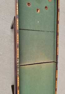 Bagatelle de table antique du XIXe siècle, jeu de salon vintage, fait main, classique, divertissement familial en intérieur - Product Image 2