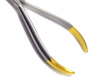 Dental Z-Bend 0,75mm Alambre Doblado Bucle Formando TC Alicates de ortodoncia Instrumentos quirúrgicos Acero inoxidable CE - Product Image 3