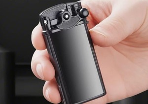 Encendedor de Cigarros Recargable de Butano, Estilo Teléfono Vintage, con Brazo Oscilante, Resistente al Viento, de Metal Grueso, con Logotipo Personalizado - Product Image 4