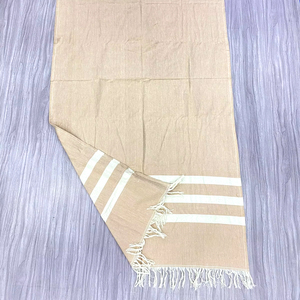 100% coton Fouta paréo châle vertical tissé rayé Design personnalisable tailles matériaux emballés inde hiver adulte foulard en soie - Product Image 1