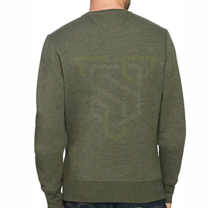 เสื้อสเวตเตอร์แขนยาวสำหรับผู้ชายเสื้อมีฮู้ดและสเวตเตอร์ผ้าฝ้ายกันหนาวแขนยาวออกแบบได้เอง - Product Image 5