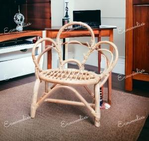 Silla ecológica de ratán tejida a mano para guardería, silla moderna de bambú de ratán Natural para habitación de niños, interior y exterior - Product Image 4