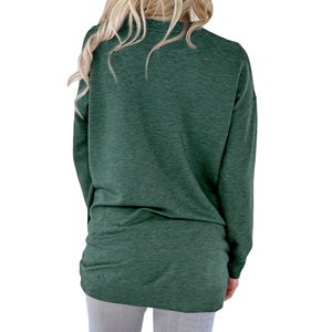 Venta al por mayor de Jersey de mujer de color personalizado con diseño impreso, sudadera con bordado, diseño personalizado, pedido a granel aceptado - Product Image 4