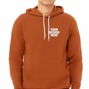 Sweat-shirt à capuche unisexe en poly-coton à fermeture éclair intégrale Pullover Hoodies - Product Image 4