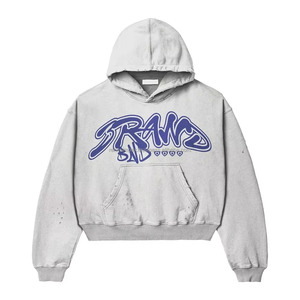 เสื้อฮู้ดฤดูหนาว100% ผ้าฝ้ายพิมพ์ลายแบบปรับแต่งได้ทุกรูปแบบ | เสื้อขนแกะลายดิจิตอล | ใส่ทับซ้อนกัน | เสื้อสตรีทแวร์หนา - Product Image 1