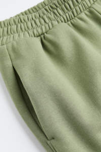 Personalizado de las mujeres Vintage francés Terry Cargo pantalón Jogger pantalones de chándal 100% de peso pesado de algodón de color verde para el invierno - Product Image 5