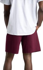 Short de basket-ball en maille coupe ample pour homme toile de coton respirante Style décontracté motif solide technique teint uni sport loisirs - Product Image 5
