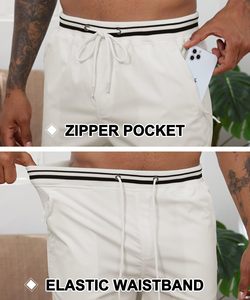 Shorts de jogging d'été 2025 380G personnalisables avec logo, style urbain, séchage rapide, respirants, en coton, pour hommes - Product Image 2