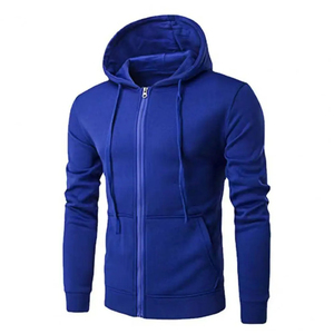 OEM ODM personalizado cremallera sudaderas con capucha para los hombres 100% algodón polar Streetwear Sudadera con capucha con el logotipo y bordado de alta calidad - Product Image 5