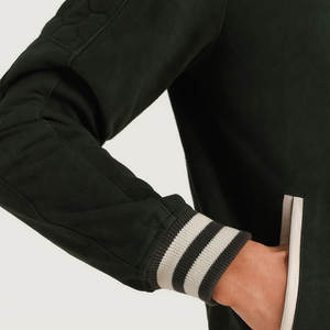 Estilo inigualable y comodidad Chaqueta de gamuza fácil de ajustar para hombre Lana interior Mejor aspecto de bombardero Premium Wear Chaqueta de gamuza para hombre - Product Image 6