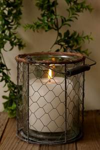 Lanternes à bougies en métal tendance au design moderne Décor de Noël céleste avec pot à bougies rougeoyant pour les événements de mariage de Noël Pâques - Product Image 2